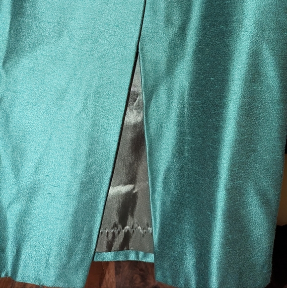 Vintage Green "Marilyn Monroe" Inspired Satin Evening Suit - Picture 10 of 12